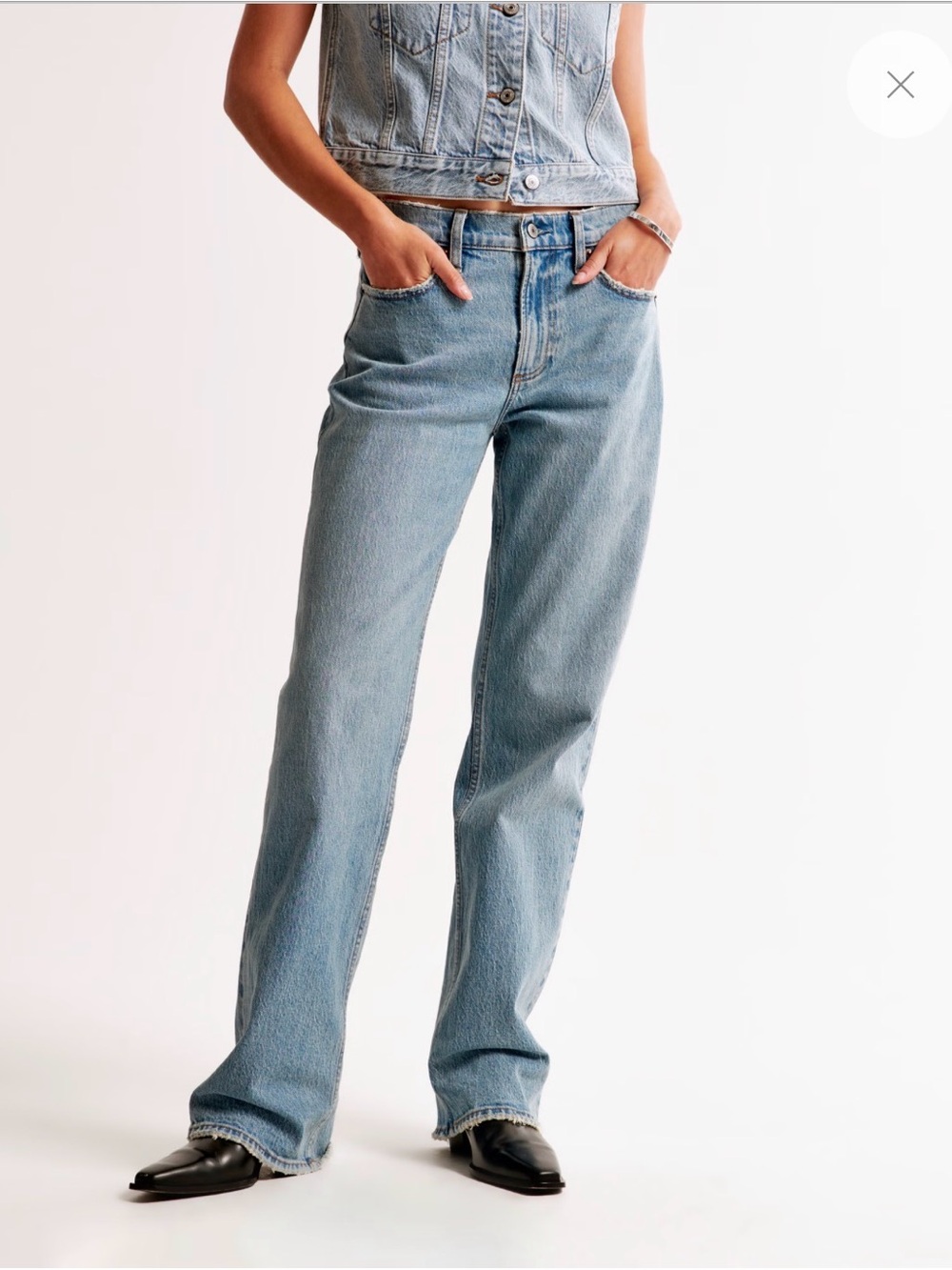 Abercrombie & Fitch The Baggy Low Rise Jeans 29R (8)